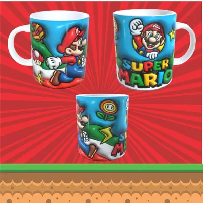 Caneca Mario 3D